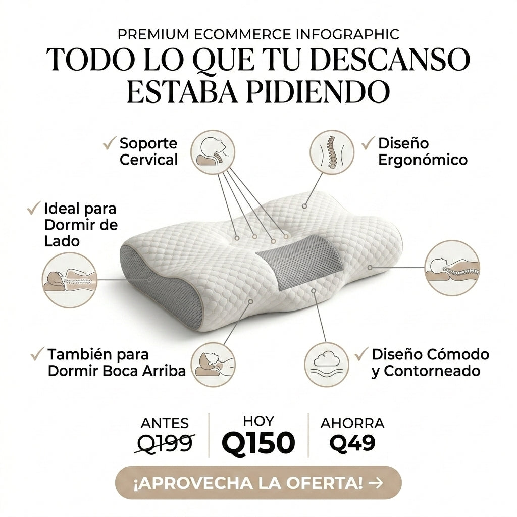 Almohada Cervical Ortopédica