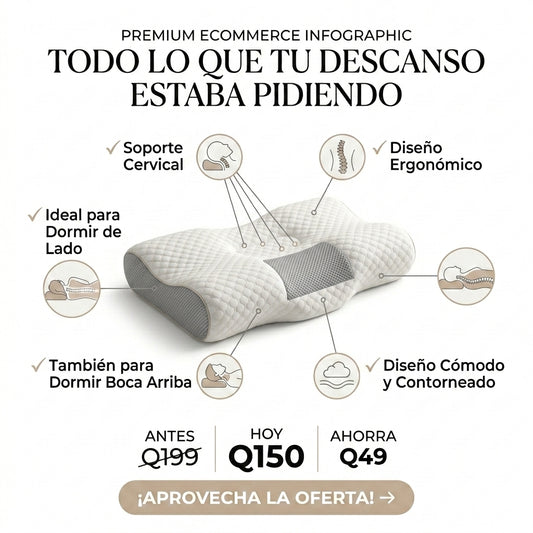 Almohada Cervical Ortopédica
