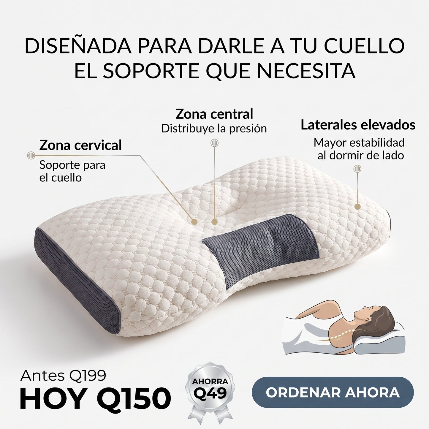 Almohada Cervical Ortopédica