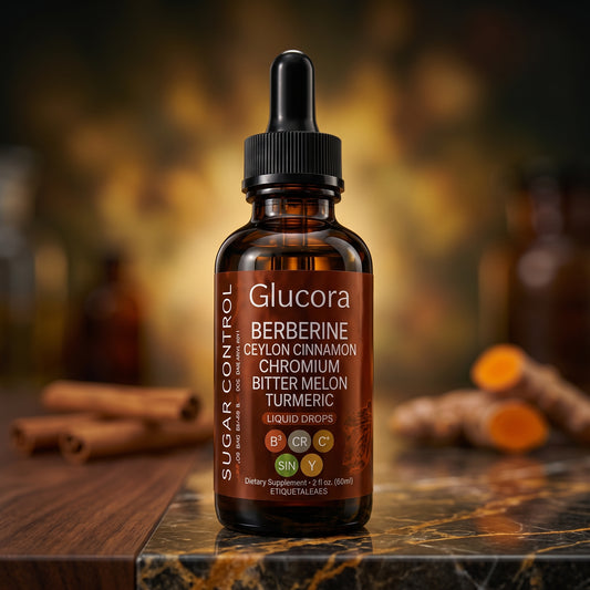 Glucora con Canela de Ceilán – Gotas Líquidas de Absorción Rápida